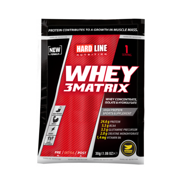 Hardline Whey 3Matrix 30 Gr Muz 1 Adet