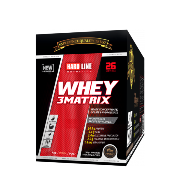Hardline Whey 3Matrix Tek Kullanımlık - 26 Adet - 780gr