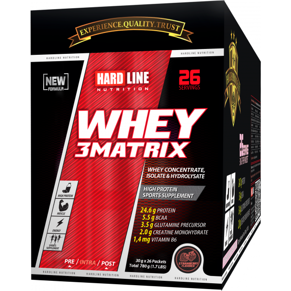 Hardline Whey Matrix 30 gr X 26 Saşe - 3