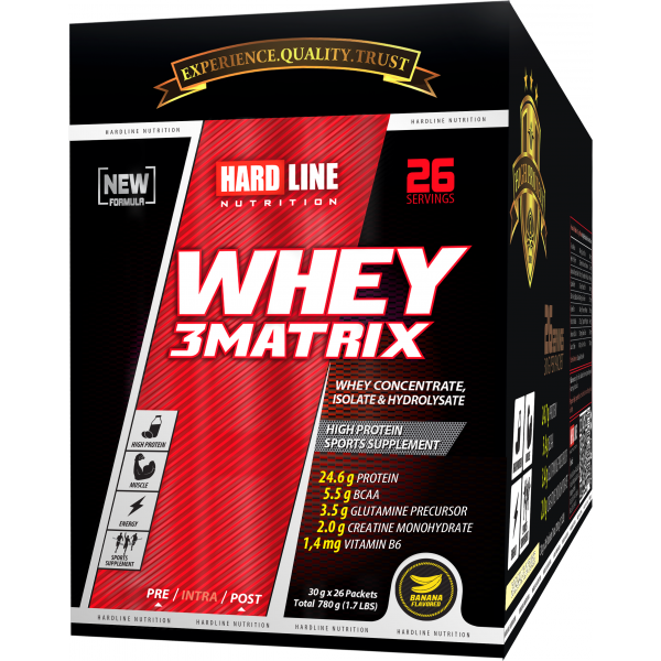 Hardline Whey Matrix 30 gr X 26 Saşe - 4