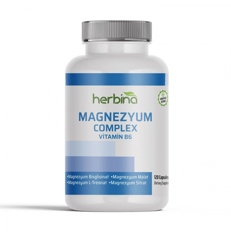 Herbina Magnezyum Complex 120 Kapsül