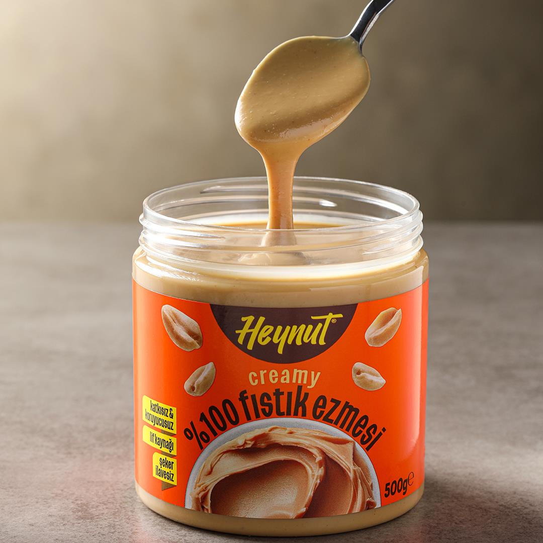 HeynuT %100 Fıstık Ezmesi (Akışkan) 500g