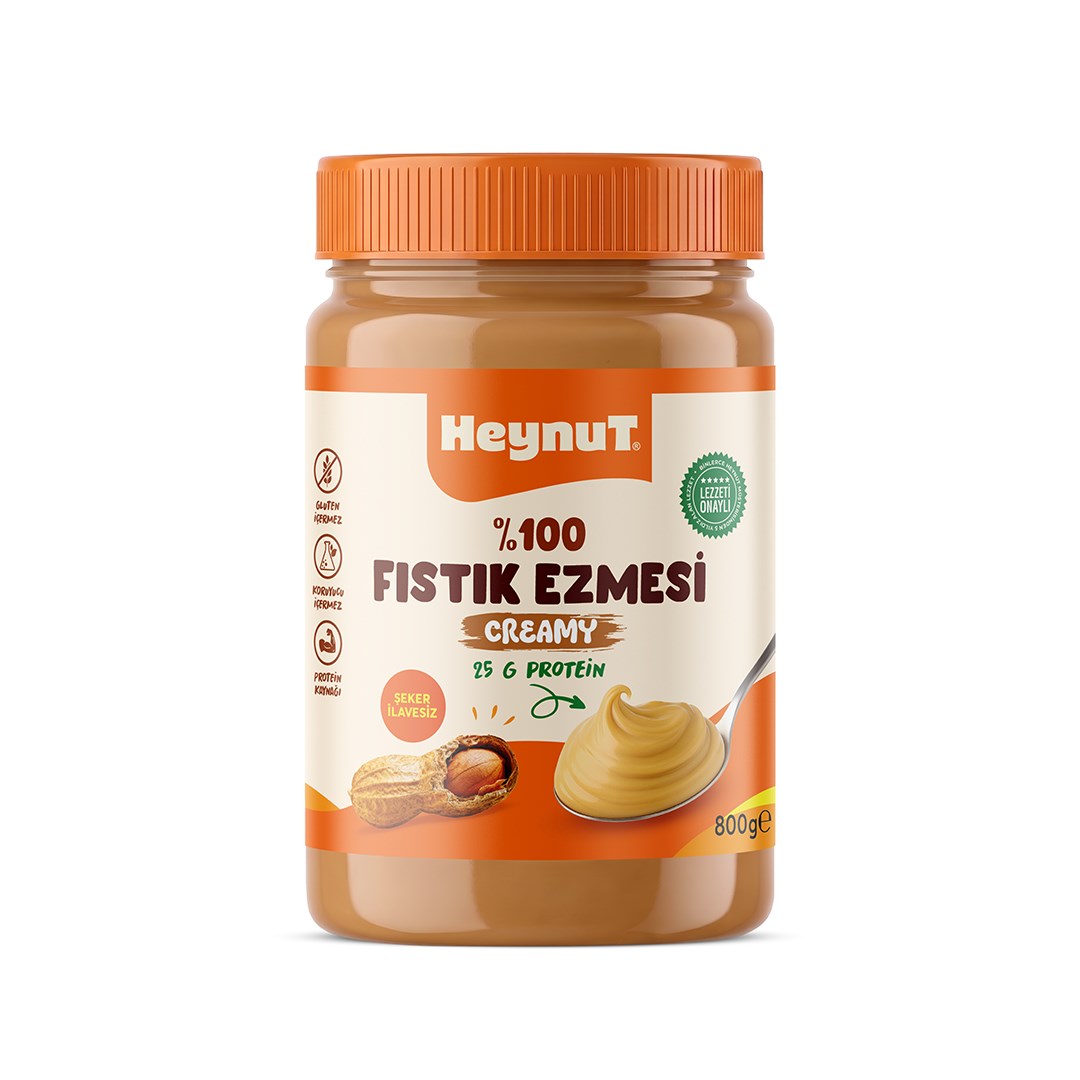 HeynuT %100 Fıstık Ezmesi (Akışkan) 800g