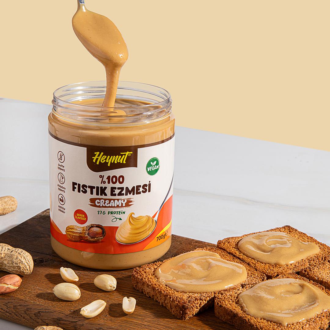 HeynuT %100 Fıstık Ezmesi (Akışkan) 800g - 2