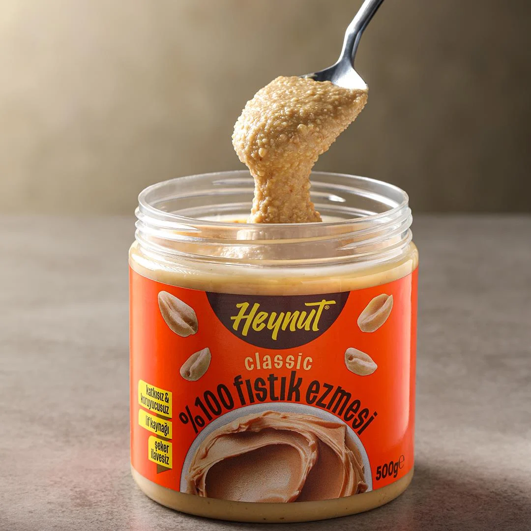 HeynuT %100 Fıstık Ezmesi (Klasik) 500g