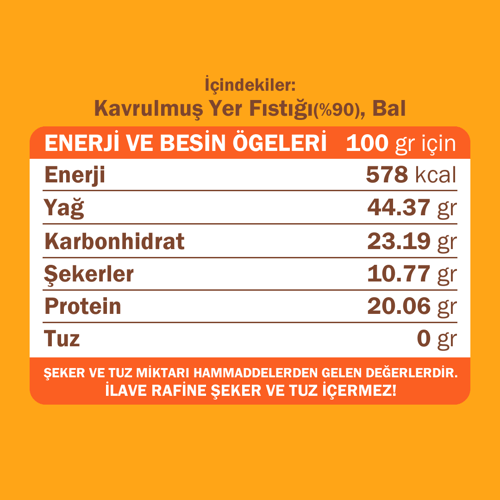 HeynuT Ballı Fıstık Ezmesi 350g - 4