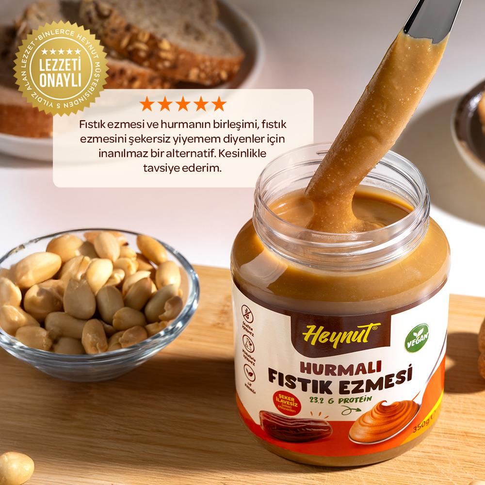 HeynuT Hurmalı Fıstık Ezmesi 350g - 3