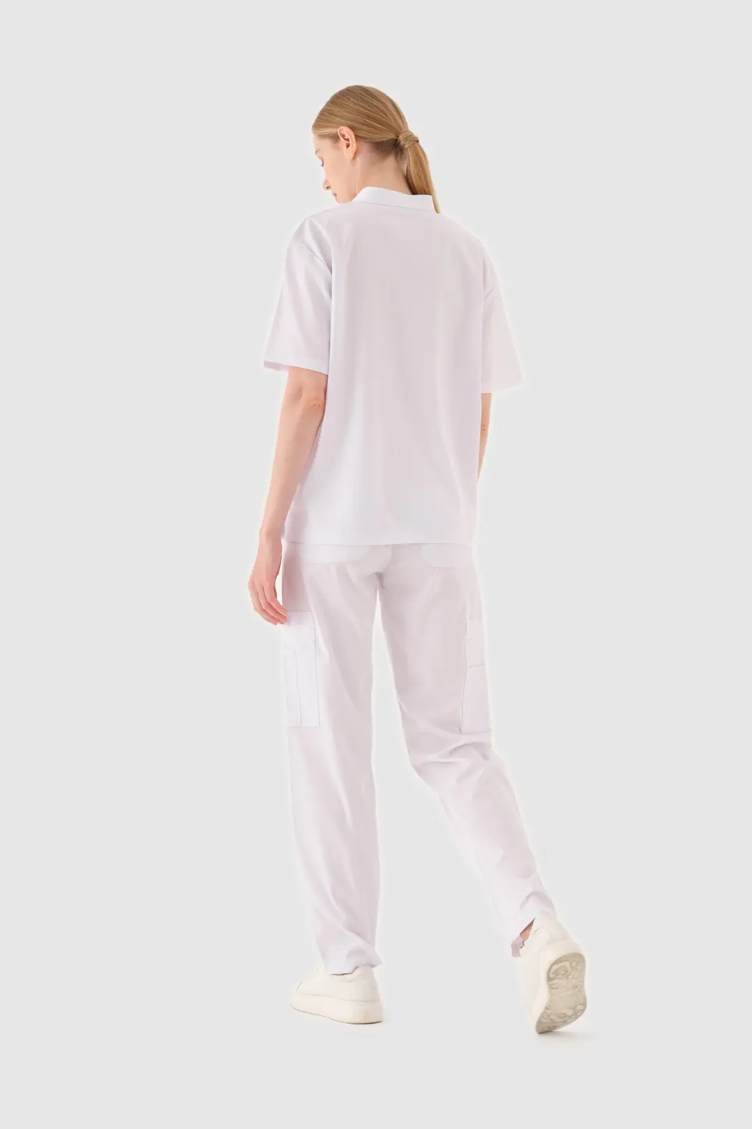 HILL - Beyaz Kadın Alt Üniforma - 5