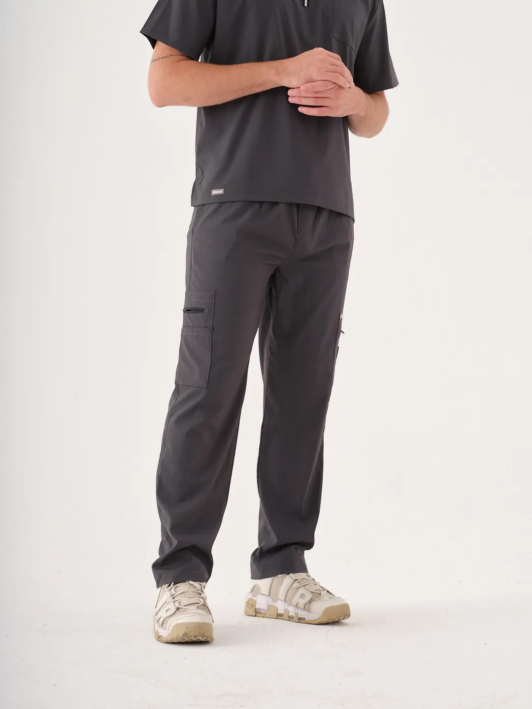 HILL - Füme Erkek Alt Üniforma - 3