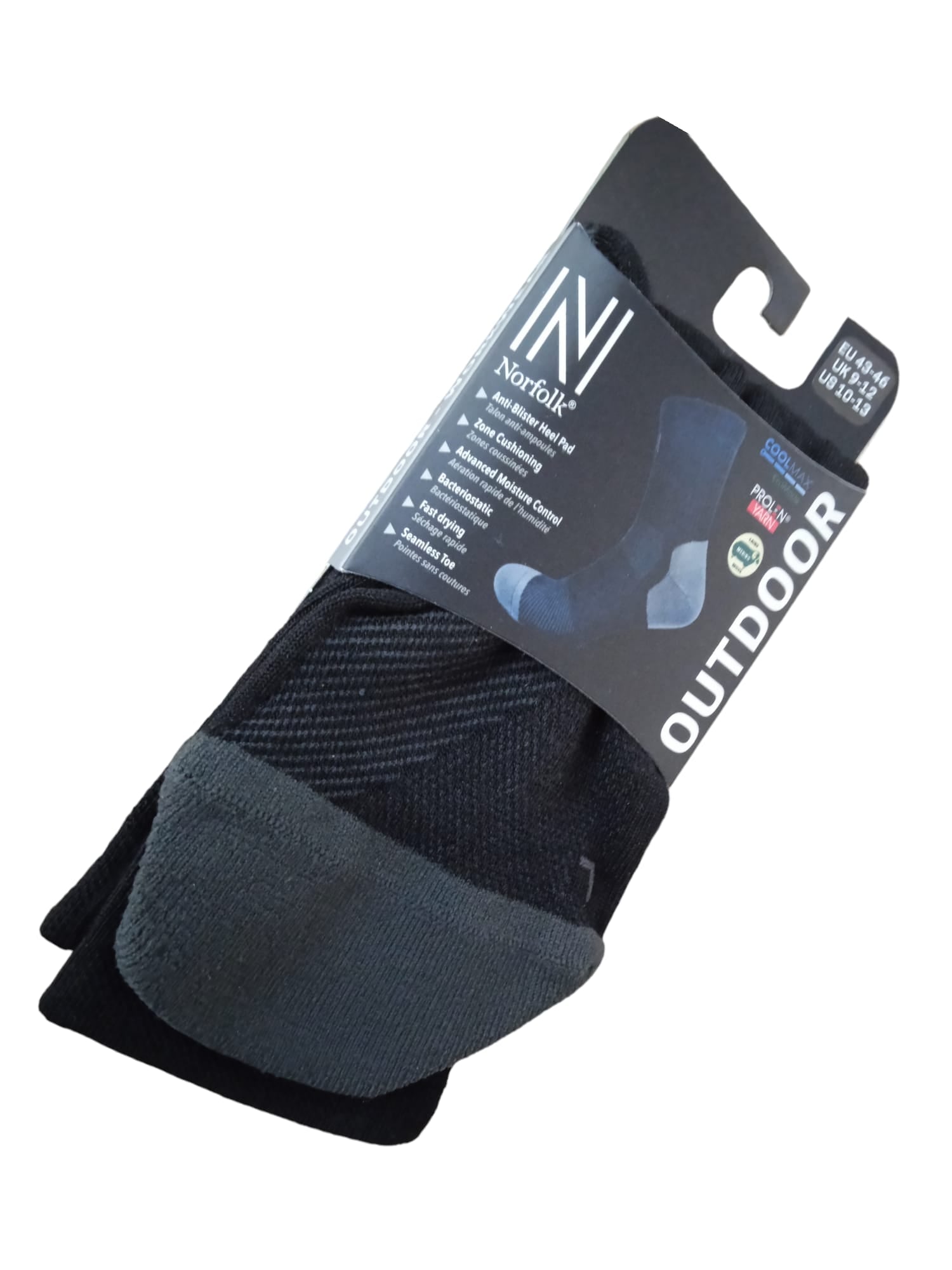 IBEX Yastıklı Outdoor Yürüyüş Çorabı Gri 1 Çift - 3