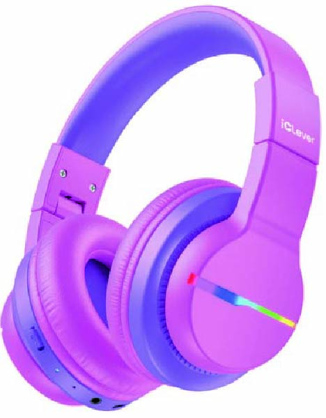 iClever BTH12 Çocuk Bluetooth Kulaklık -Sıcak Pembe