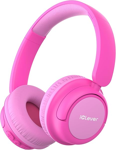 iClever BTH22 Çocuk Bluetooth Kulaklık -Pembe
