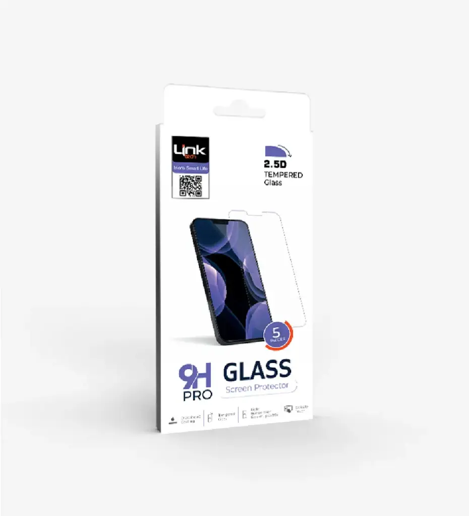 9H Pro Glass Screen Protector For iPhone 12 (5 PCS)