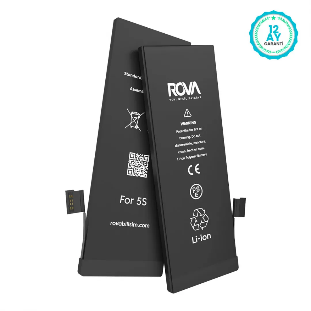 Rova iPhone 5C Yüksek Kapasiteli Batarya Pil 2000 mAh - 2