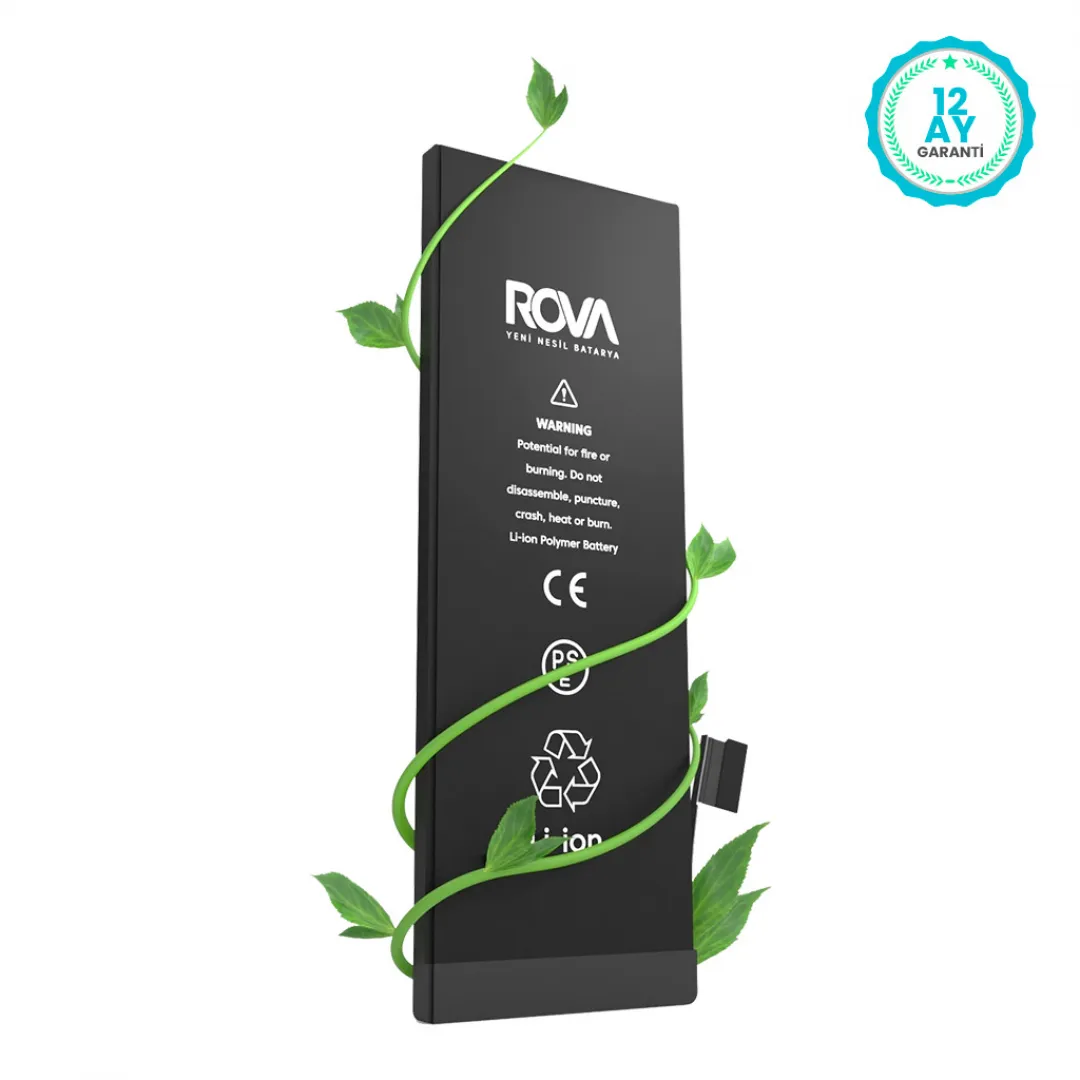Rova iPhone 5C Yüksek Kapasiteli Batarya Pil 2000 mAh - 4
