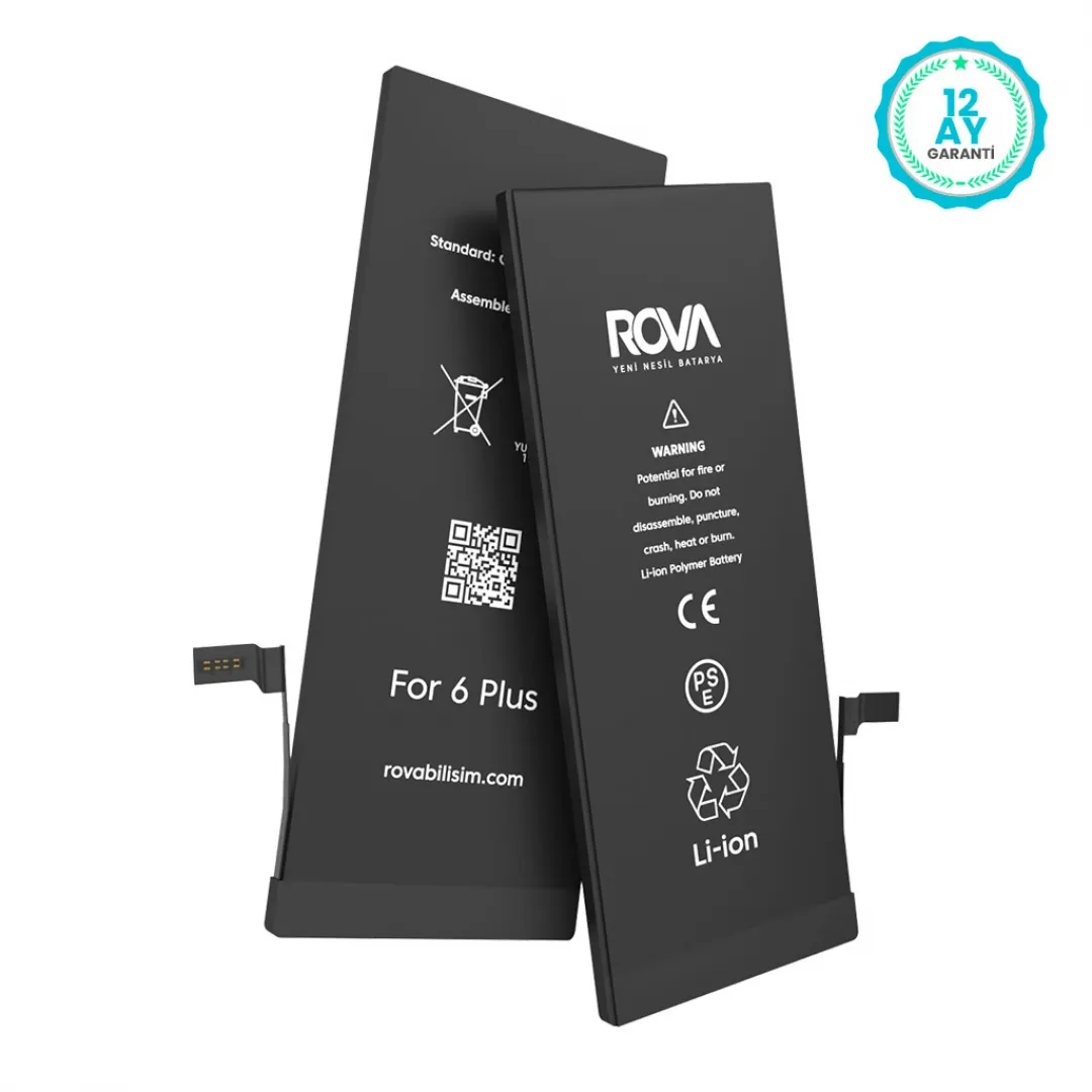 Rova iPhone 6 Plus Yüksek Kapasiteli Batarya Pil 3810 mAh - 2