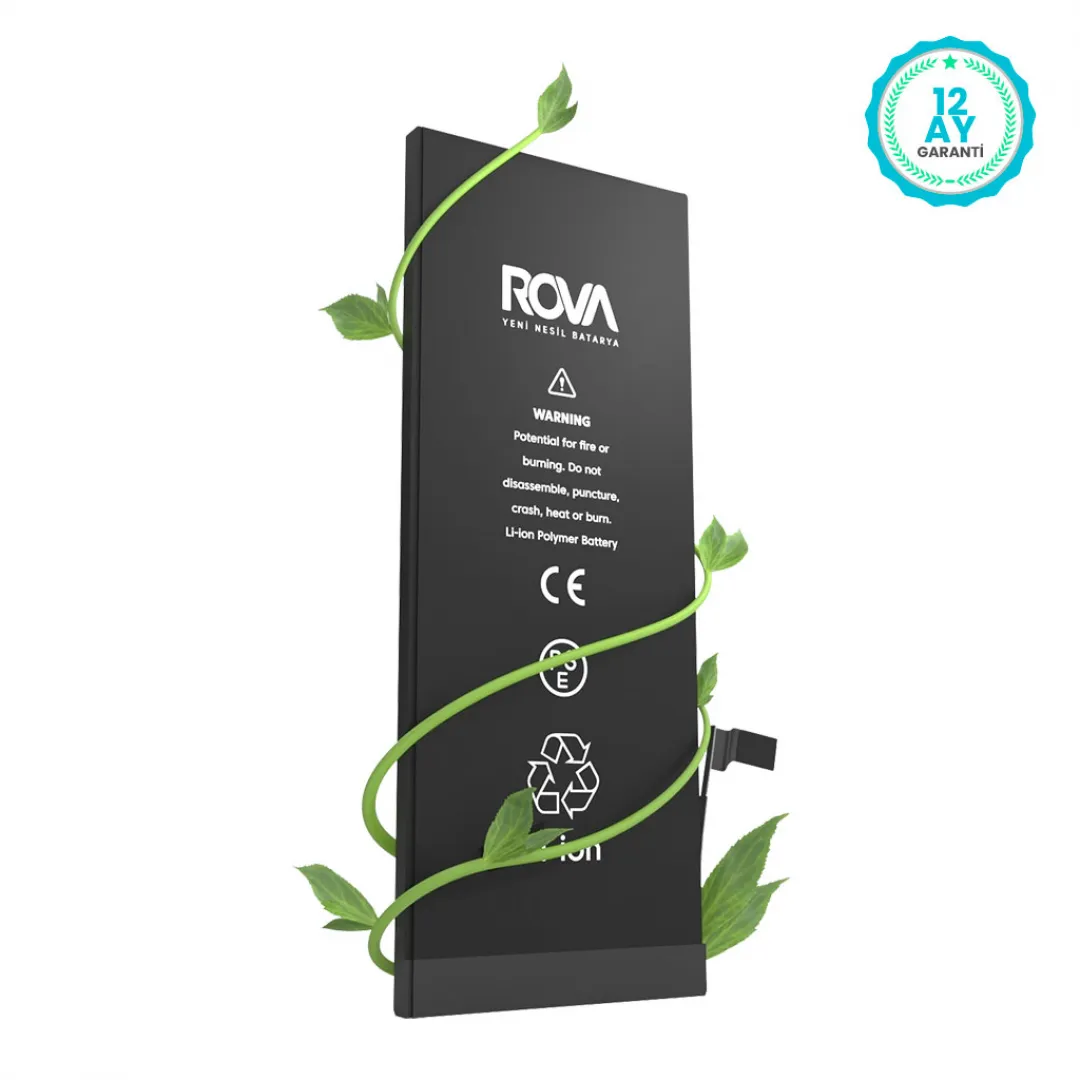 Rova iPhone 6 Plus Yüksek Kapasiteli Batarya Pil 3810 mAh - 4
