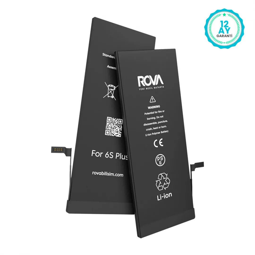 Rova iPhone 6S Plus Yüksek Kapasiteli Batarya Pil 3680 mAh - 2