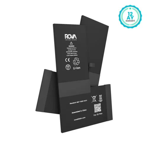 Rova iPhone XS Max Yüksek Kapasiteli Batarya Pil 3700 mAh