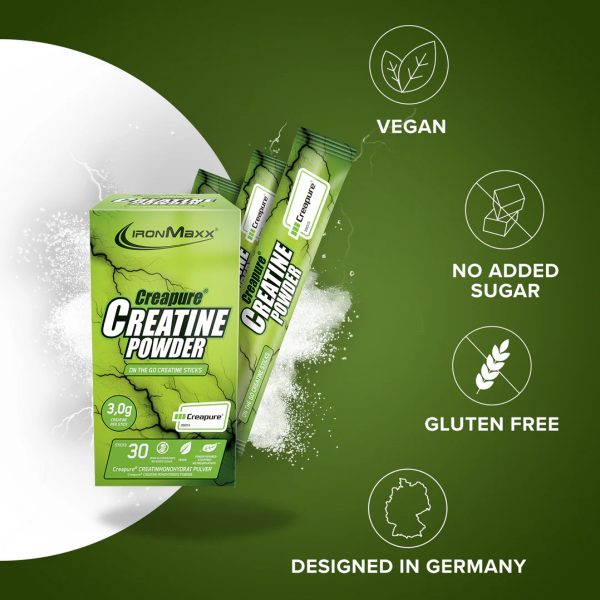 Ironmaxx Creatine Creapure Powder 3,4 gr x  3,4 gr*30 Adet - 2