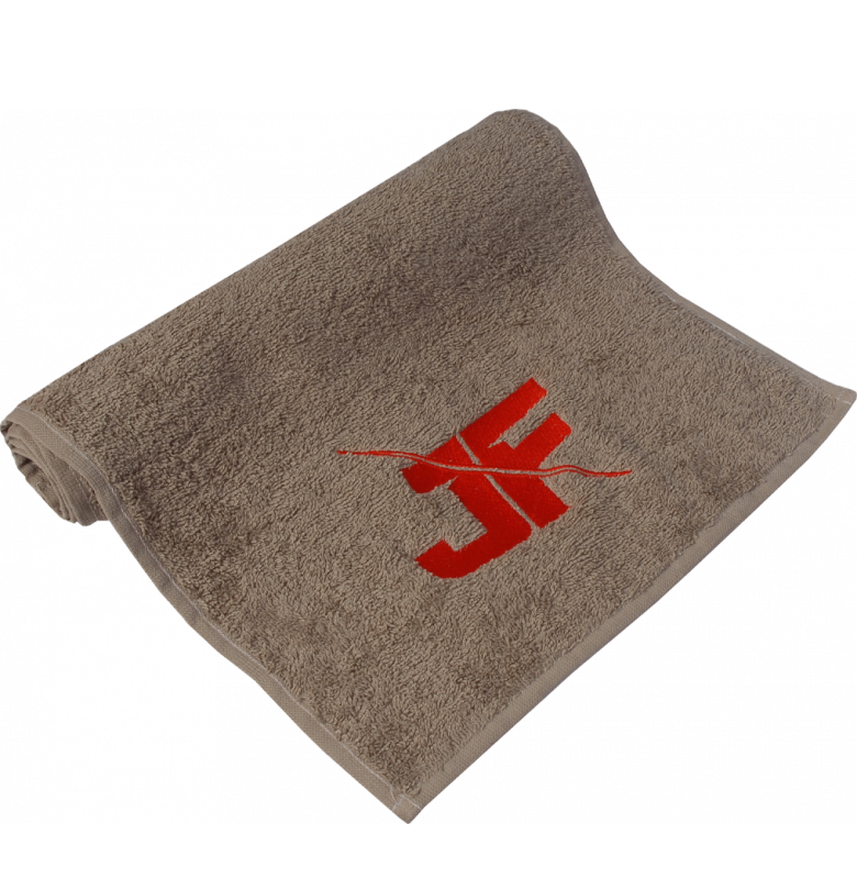 Jofit Sporcu Antrenman Havlu 30x85 cm. Bej & Kırmızı - 2