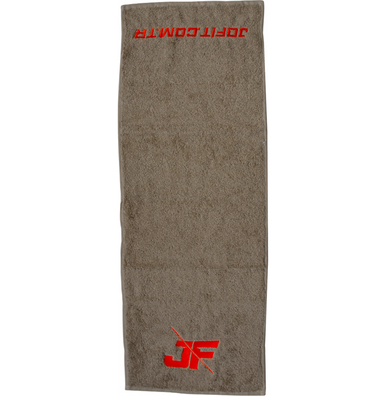 Jofit Sporcu Antrenman Havlu 30x85 cm. Bej & Kırmızı - 4