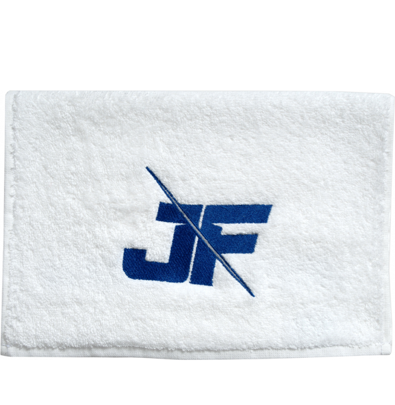 Jofit Sporcu Antrenman Havlu 30x85 cm. Beyaz & Mavi