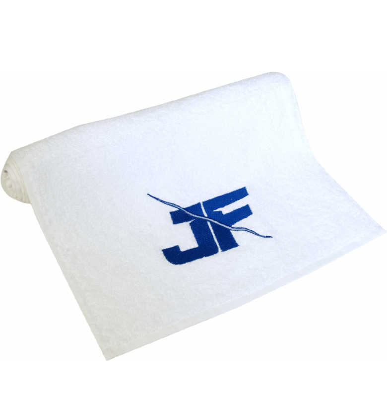 Jofit Sporcu Antrenman Havlu 30x85 cm. Beyaz & Mavi - 2