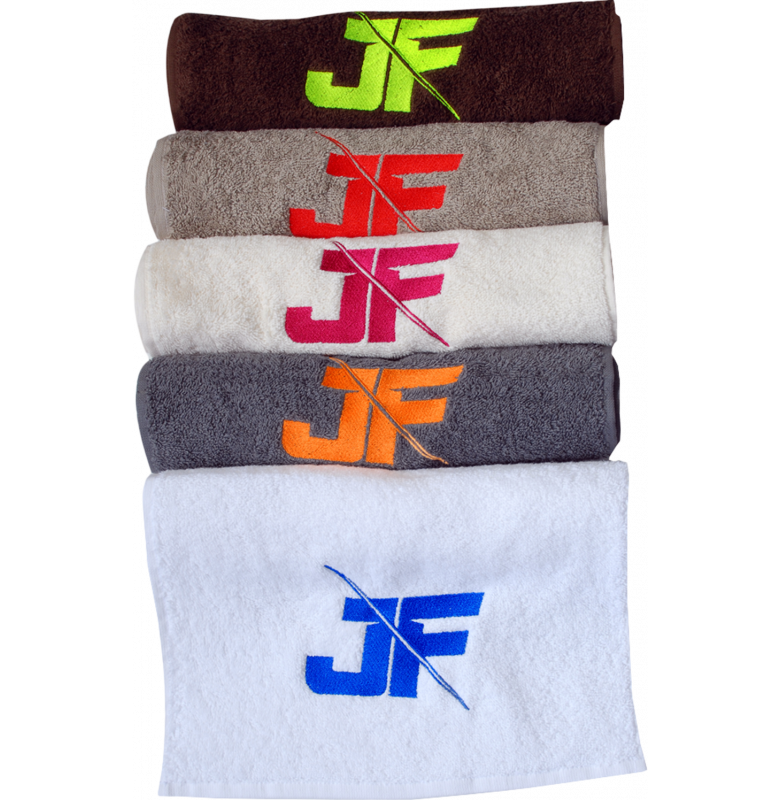 Jofit Sporcu Antrenman Havlu 30x85 cm. Beyaz & Mavi - 4
