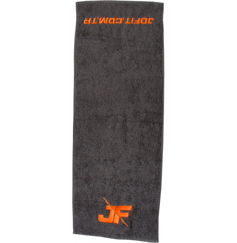 Jofit Sporcu Antrenman Havlu 30x85 cm.Gri & Turuncu - 4