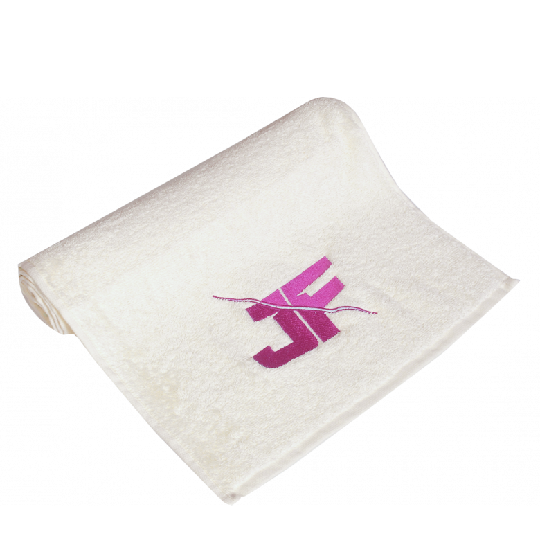 Jofit Sporcu Antrenman Havlu 30x85 cm. Krem & Fuşya - 2