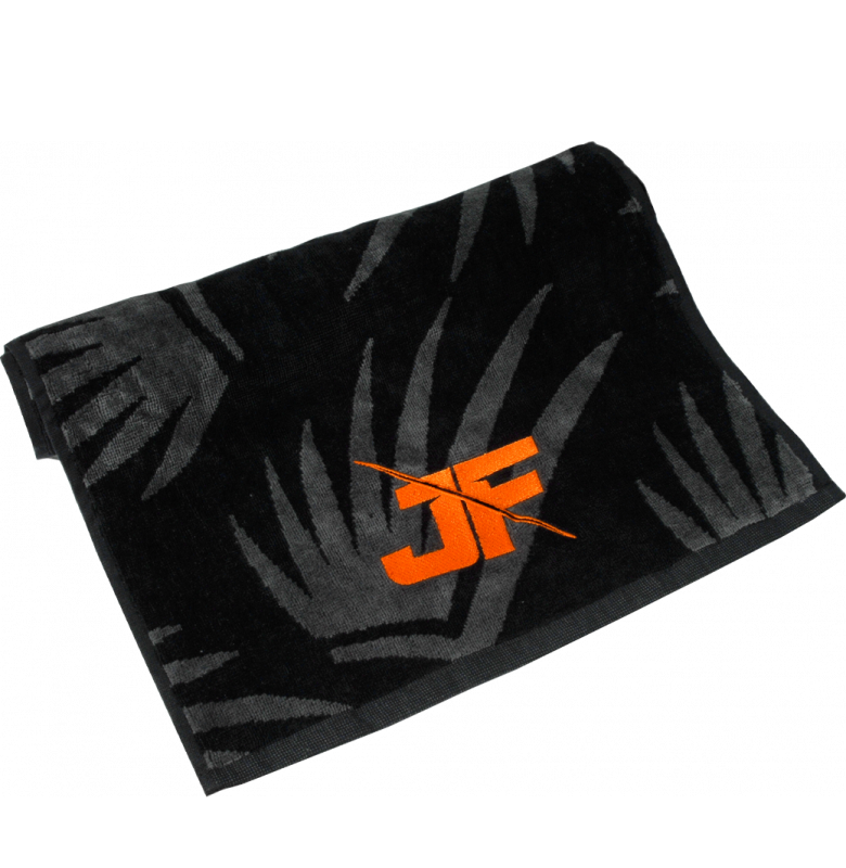 Jofit Sporcu Antrenman Havlu 38x105 cm. Siyah & Turuncu - 3