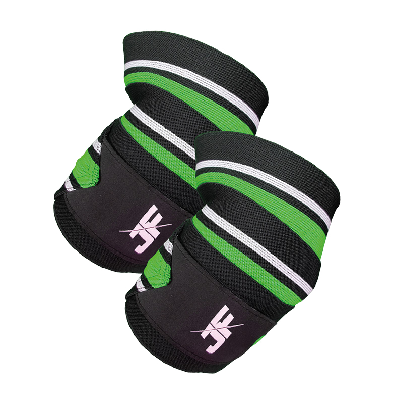 Jofit Elbow Wraps Siyah - Yeşil