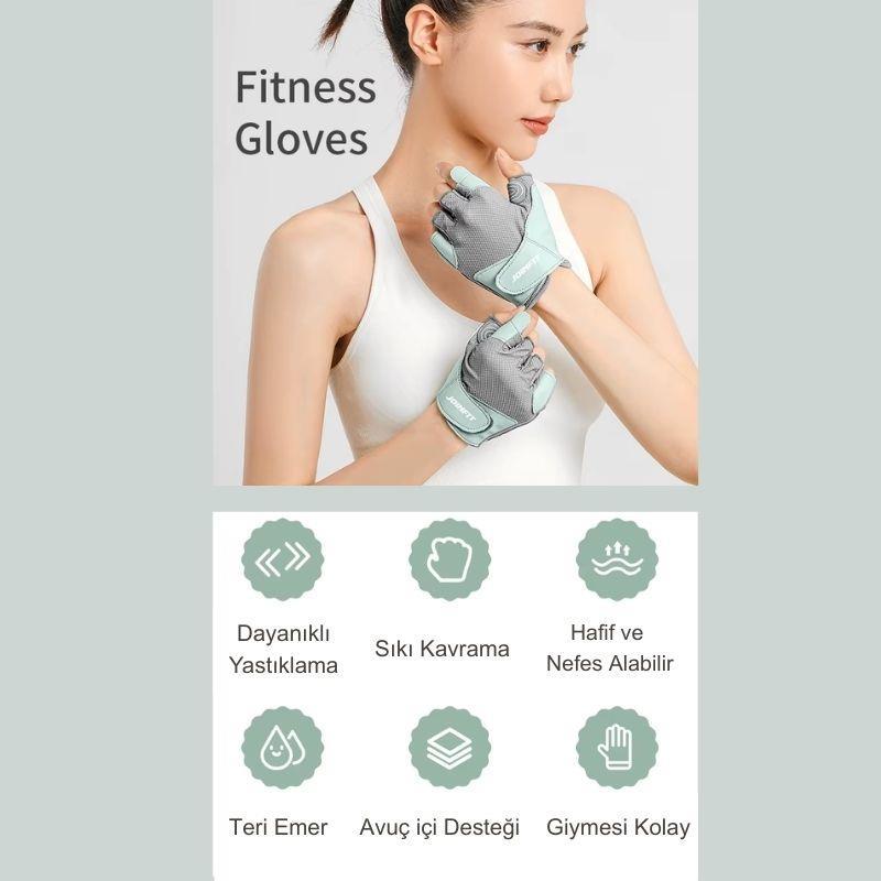 JOINFIT Fitness ve Ağırlık Eldiveni Gri - 8
