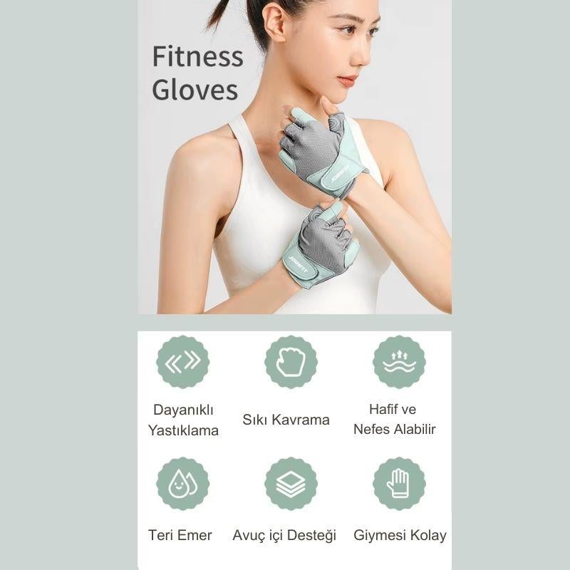 JOINFIT Fitness ve Ağırlık Eldiveni Pembe - 8