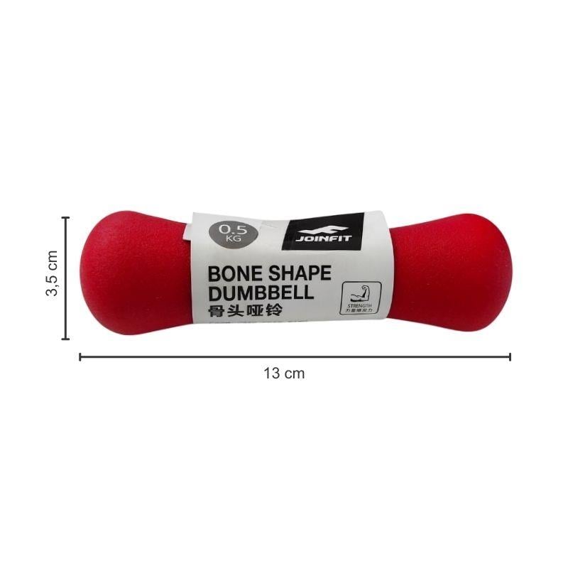 JOINFIT Neoprene Dambıl Kırmızı 0,5 kg  X 2 Adet - 3