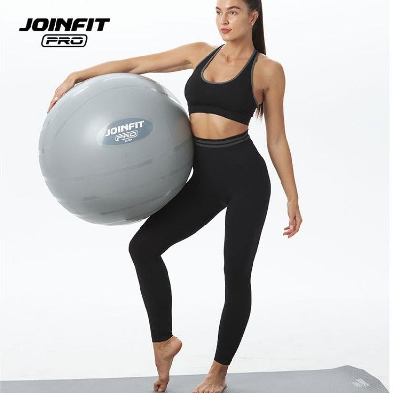 JOINFIT PRO Anti-Burst Yoga and Pilates Ball 55 Cm Black - 2