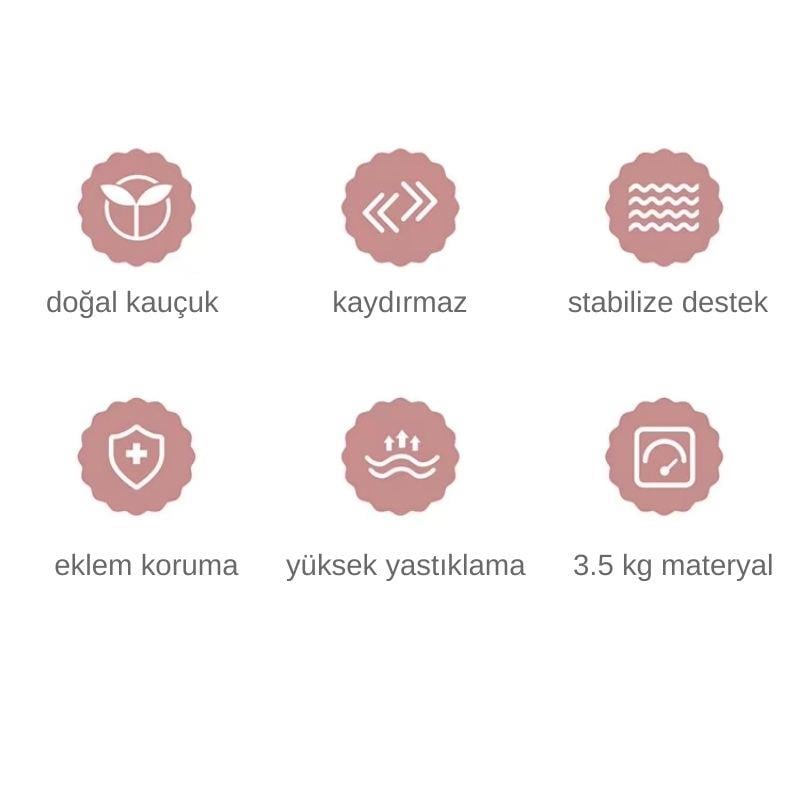 JOINFIT PRO Doğal Kauçuk Yoga Mat 4.5 MM - 10