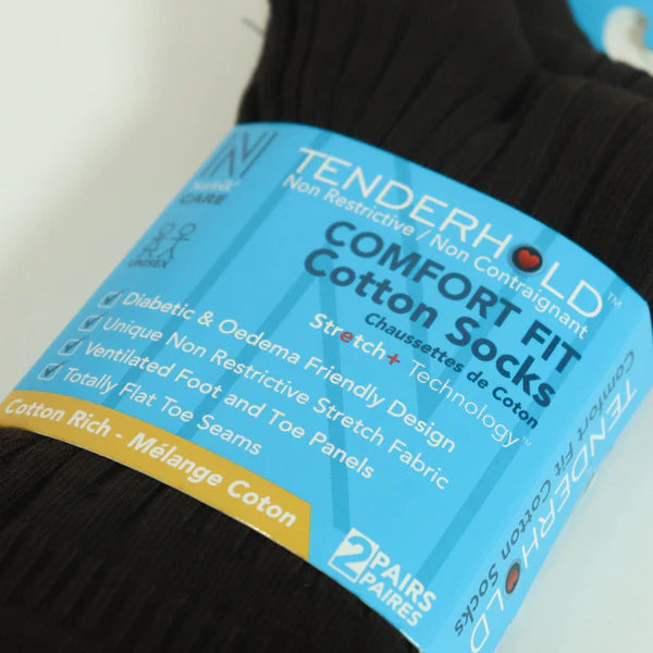 JOSEPH Comfort Fit Tenderhold Pamuklu Diyabet Çorabı 2'li Paket Antrasit - 4