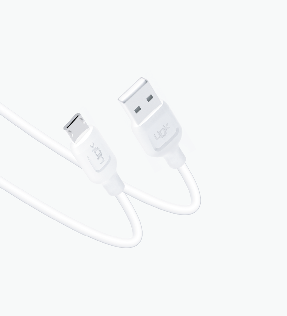 K448 Strong 1M 2.4A USB-A → Micro USB ECO Friendly Charging Cable Package - 2