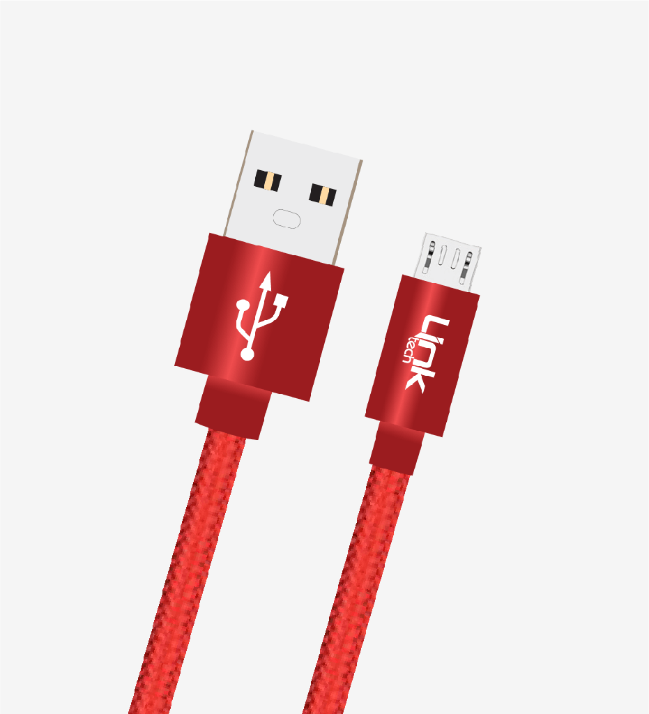 K542 Safe & Fast 30cm Braided Metal Head Micro USB Charging Cable - 3