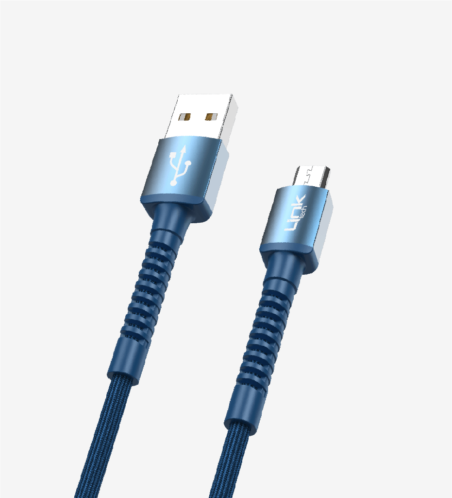K551 Safe 2.4A Braided Micro USB Charging Cable with Metal Head Package - 8