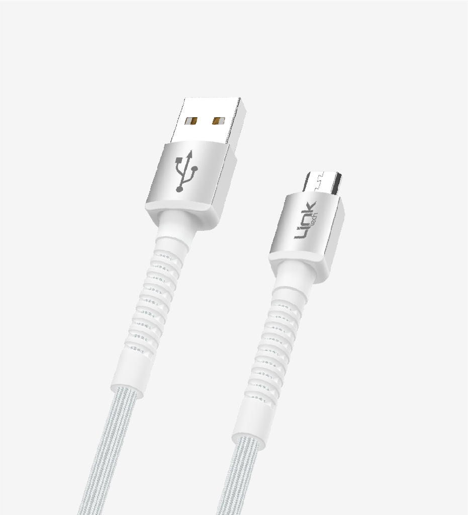 K551 Safe 2.4A Braided Micro USB Charging Cable with Metal Head Package - 10