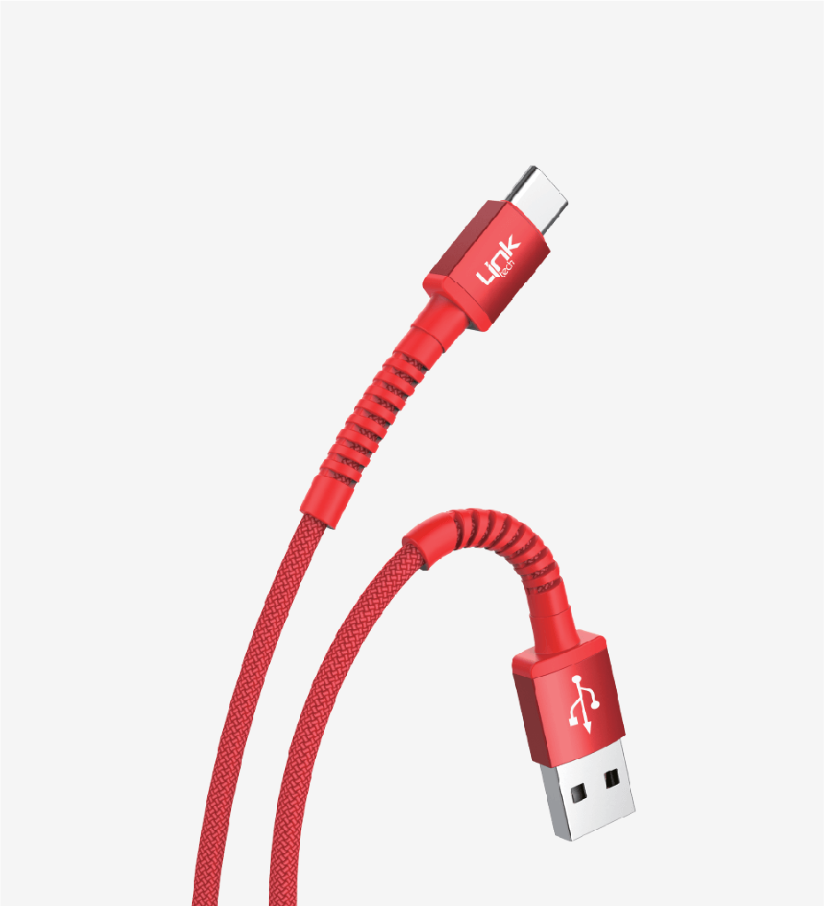 K552 Safe & Fast 1m Braided Metal Head Type-C Charging Cable - 9