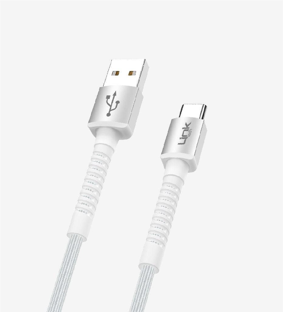 K552 Safe & Fast 1m Braided Metal Head Type-C Charging Cable - 10