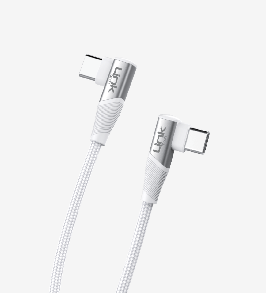 K595 Gaming 1500mm 3A 60W Braided  Type-C Type-C Charging Cable with 90° Degrees Metallic Head - 3
