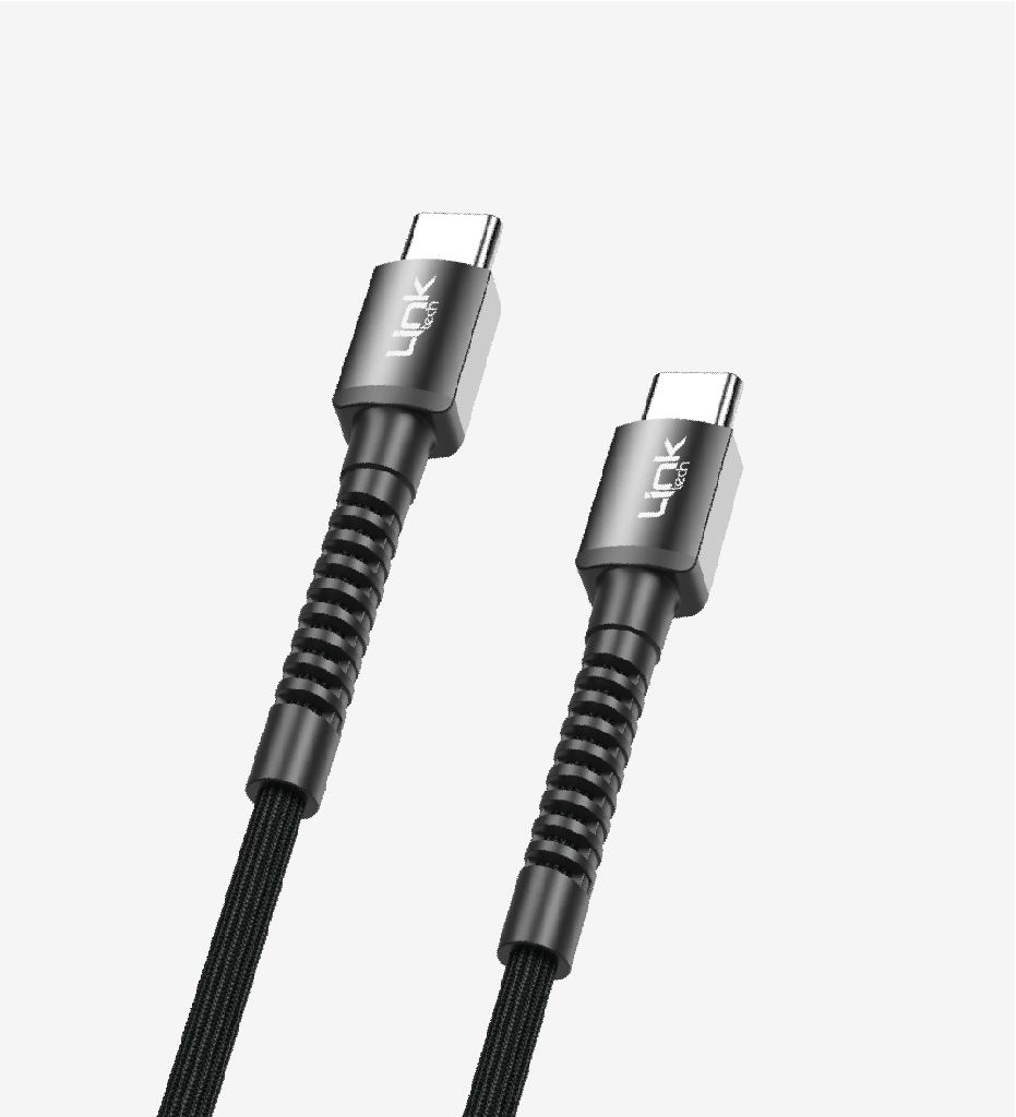 K598 Safe 3A 60W PD Braided Type-C Type-C Charging Cable with Metal Head Package - 2