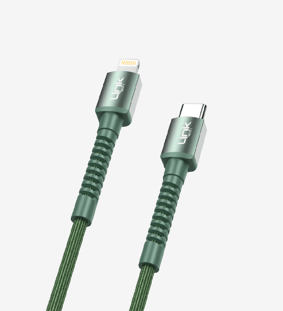 K599 Safe 3A 27W PD Braided 1000mm Type-C Lightning Charging Cable with Metal Head Package - 3
