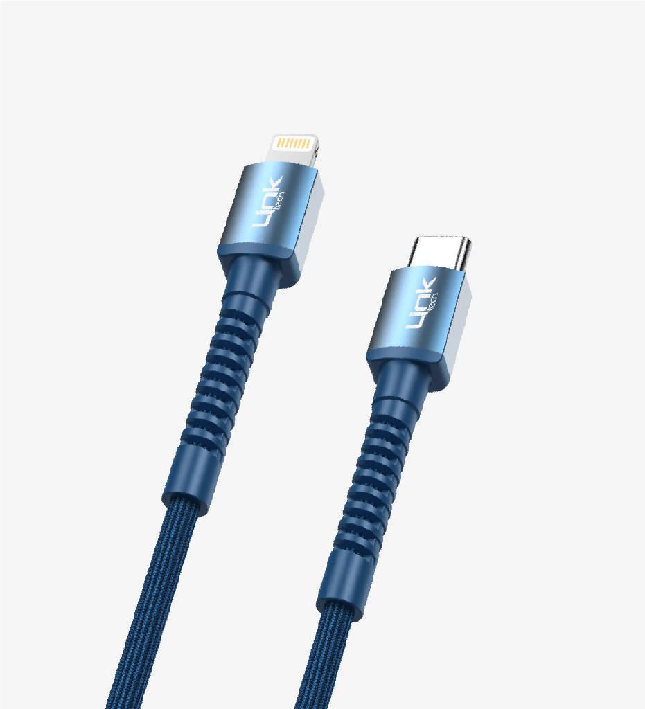 K599 Safe 3A 27W PD Braided 1000mm Type-C Lightning Charging Cable with Metal Head Package - 5