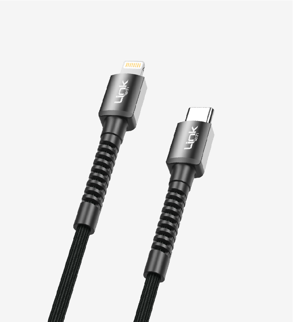 K599 Safe 3A 27W PD Braided 1000mm Type-C Lightning Charging Cable with Metal Head Package - 7